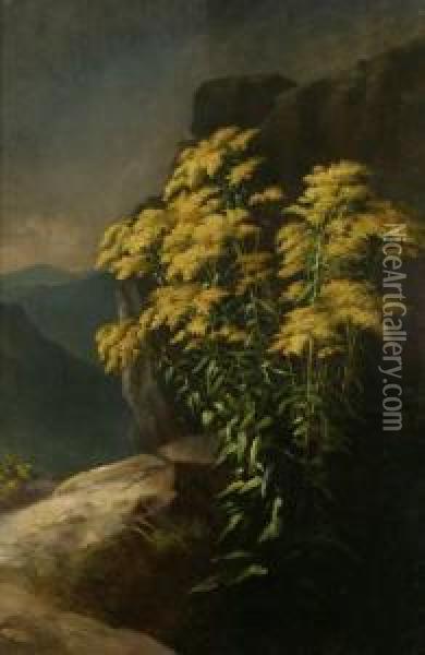 Goldenrods Oil Painting - Benjamin Champney