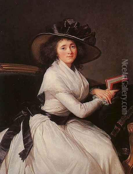 Comtesse de la Chatre 1789 Oil Painting - Elisabeth Vigee-Lebrun