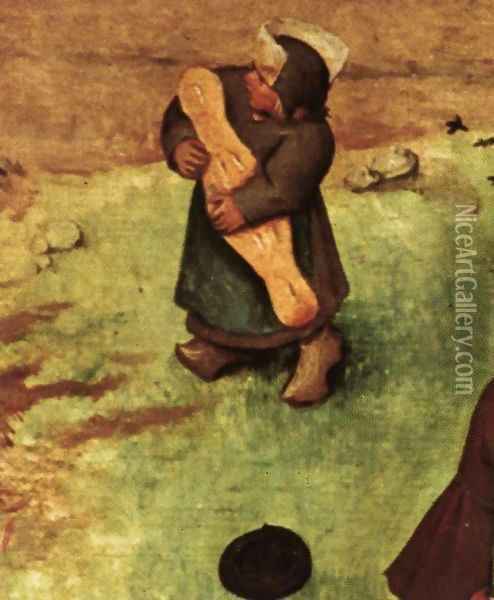Children's Games (detail) 1559-60 10 Oil Painting - Jan The Elder Brueghel