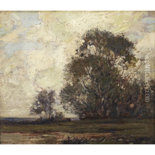Landscape Oil Painting - John William Beatty