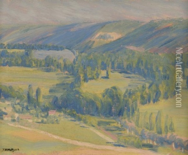 La Vallee De La Seine Oil Painting - Thomas Buford Meteyard