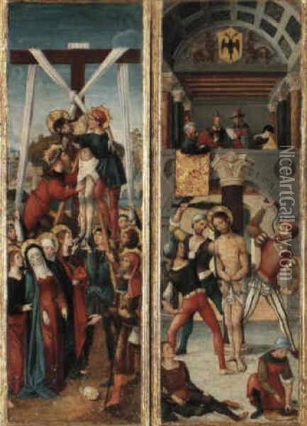 Die Anbetung Der Hirten Oil Painting - Lucas Cranach the Elder