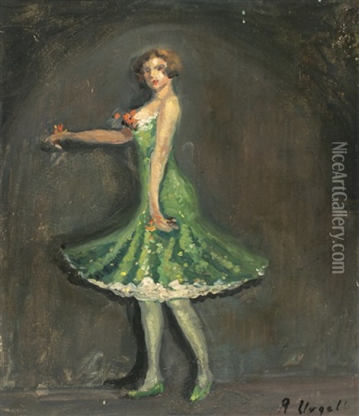 Bailarina Oil Painting - Ricardo Urgell