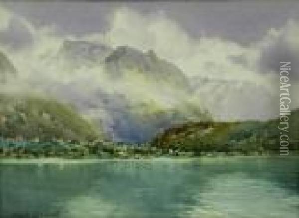 Leon-mt-skaala Oil Painting - Frederick R. Fitzgerald
