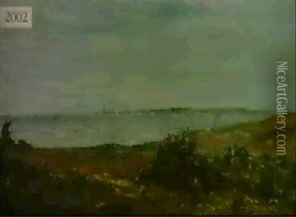 Shinnicock Bay Oil Painting - William Merritt Chase