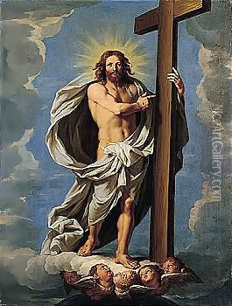 Christ In Glory Oil Painting - Philippe de Champaigne