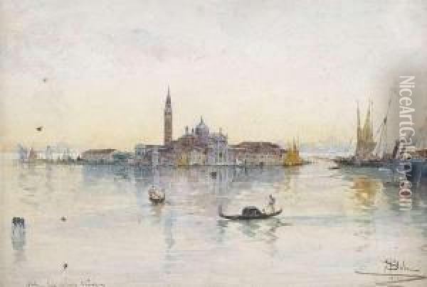 San Giorgio Maggiore At Venice Oil Painting - Paolo Sala