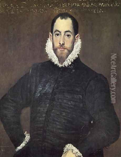 Gentleman Of The House Of Leiva Oil Painting - El Greco (Domenikos Theotokopoulos)