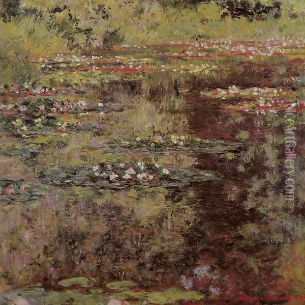 Water Garden at Giverny Oil Painting - Claude Oscar Monet