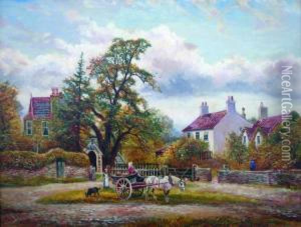 Near Frenchay Oil Painting - William Vivian Tippet