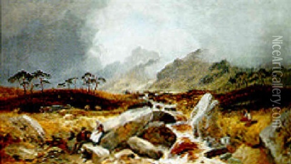 In The Vale Of Llanrwst Oil Painting - Clarence Henry Roe