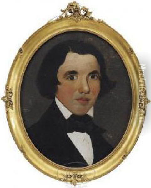 Portrait Of Robert Bruce Of Rhode Island Oil Painting - William Matthew Prior