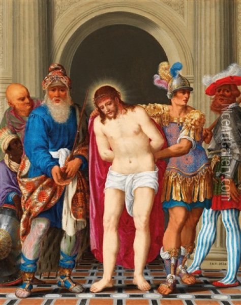 Ecce Homo, Oil Painting - Johann (Hans) Konig