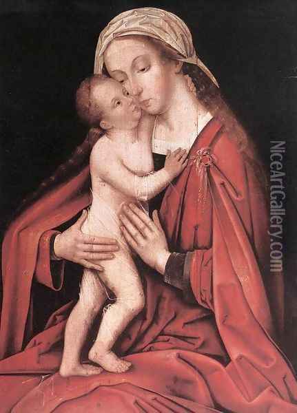 Virgin and Child c. 1500 Oil Painting - Hans, The Elder Holbein