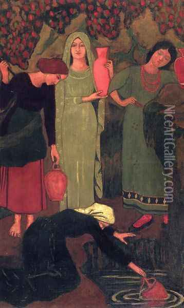 The Wait at the Well Oil Painting - Paul Serusier
