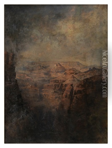 The Grand Canyon Oil Painting - George Inness Jr.