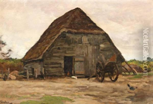 Boerenschuur Oil Painting - Willem Bastiaan Tholen
