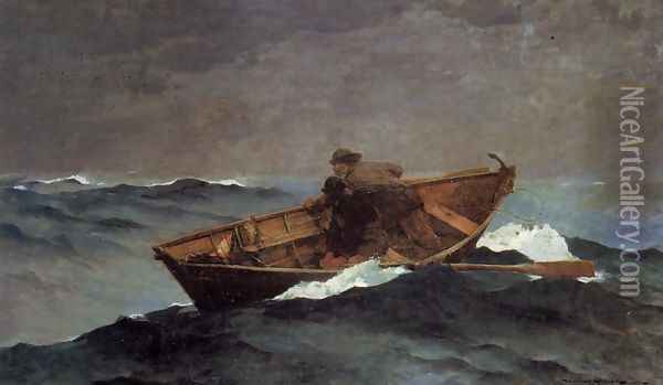 Lost on the Grand Banks Oil Painting - Winslow Homer