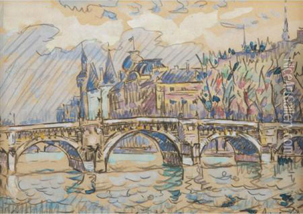 Paris, La Conciergerie Oil Painting - Paul Signac