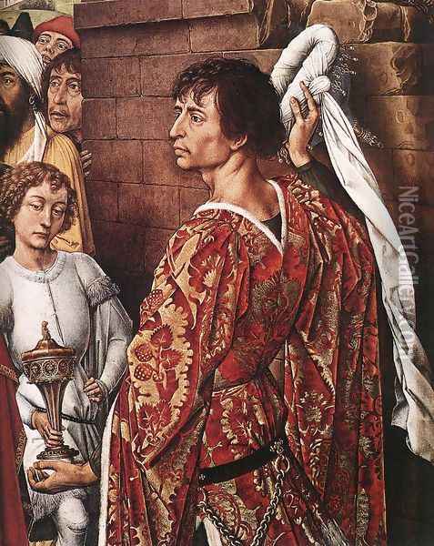 Adoration of the Magi - detail I Oil Painting - Rogier van der Weyden