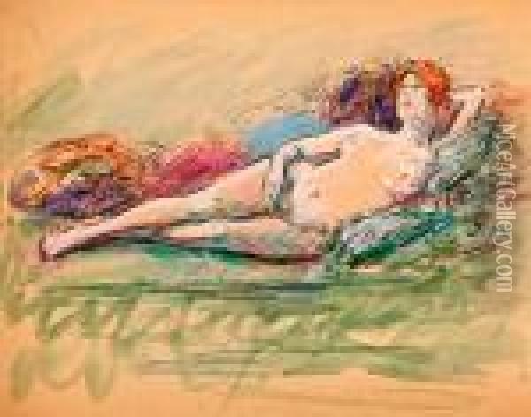 Desnudo Oil Painting - Pere Ysern Y Alie