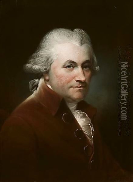 Portrait Of John Johnson Oil Painting - John Russell