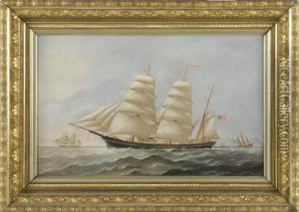 The Bark 
C.m. Oil Painting - Charles Sidney Raleigh