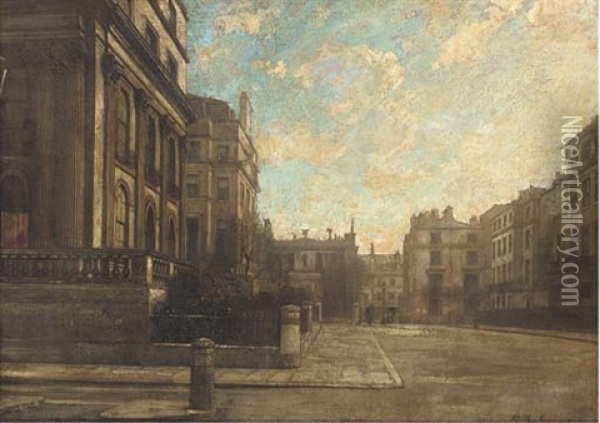 Chester Terrace Oil Painting - Reginald Grenville Eves