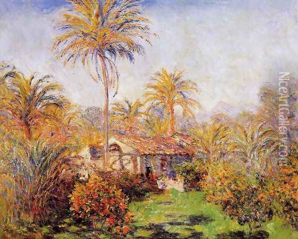 Small Country Farm In Bordighera Oil Painting - Claude Oscar Monet