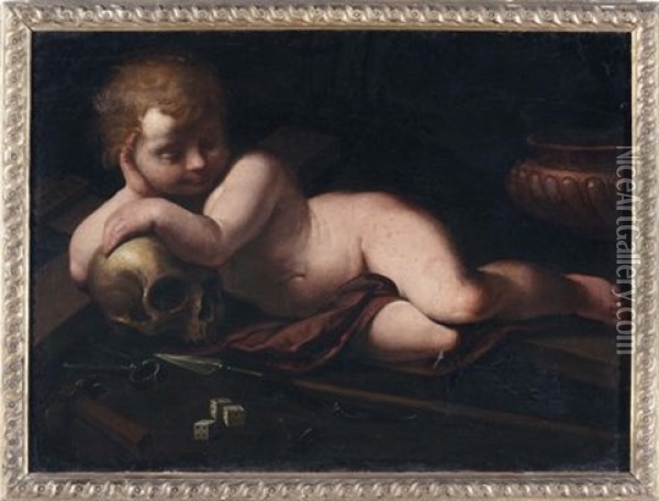Allegoria Della Passione Di Cristo Oil Painting - Luigi Miradori