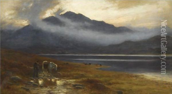 The End Of The Day 2 Oil Painting - Joseph Farquharson