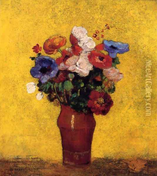Flowers5 Oil Painting - Odilon Redon
