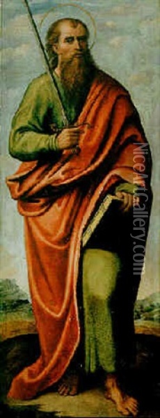 Der Hl. Paulus Oil Painting - Marco Basaiti