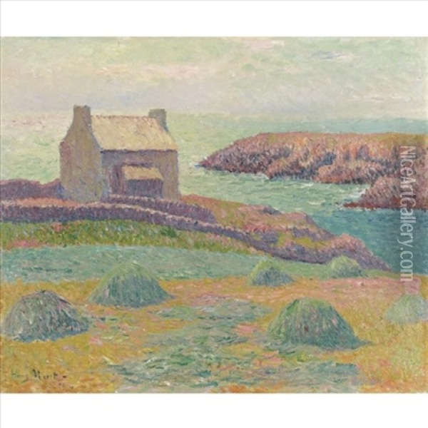 Maison Sur La Colline Oil Painting - Henry Moret