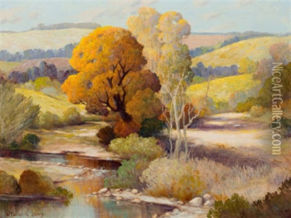 Landscape Oil Painting - Frederick Jarvis