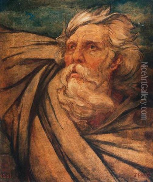 King Lear Blow, Winds, And Crack Your Cheeks! Rage, Blow Oil Painting - James Pittendrigh Macgillivray