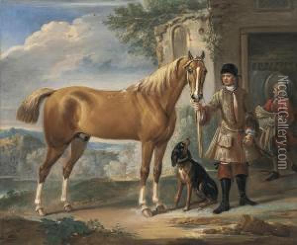 John Shafto Of Bavington Hall Oil Painting - John Wootton