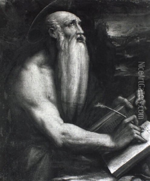 San Girolamo Oil Painting - Giovanni dei Vecchi