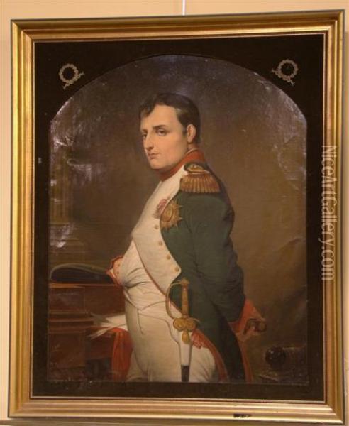 Napoleon Bonaparte In His Study Oil Painting - Hippolyte (Paul) Delaroche