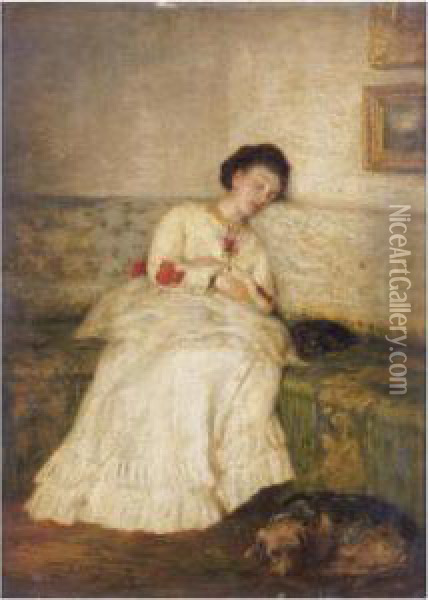 Asleep Oil Painting - Sir William Quiller-Orchardson