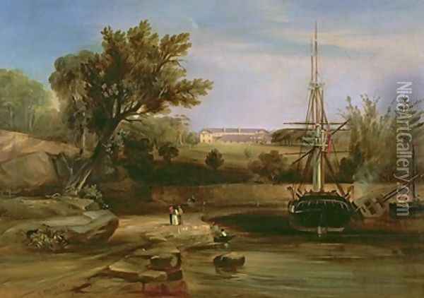 Sydney Cove 1842 Oil Painting - Conrad Martens