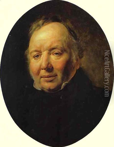 Portrait of Francesco Ascani Oil Painting - Jules-Elie Delaunay