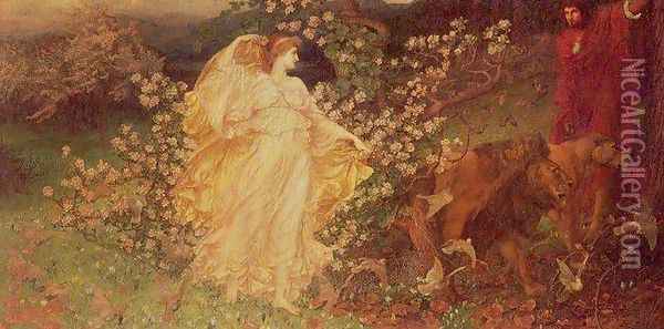 Venus and Anchises Oil Painting - Sir William Blake Richmond