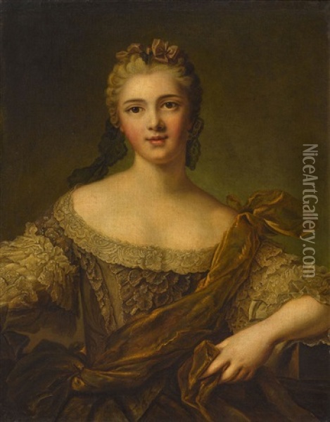 Madame Victoire De France (1733-1799) Oil Painting - Jean Marc Nattier