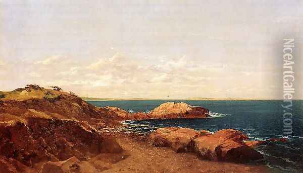 Narragansett Coast Oil Painting - John Frederick Kensett