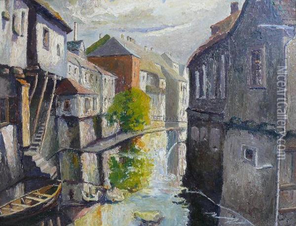Strassburg Oil Painting - Anton Engelhard
