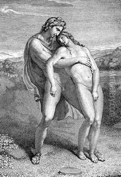 Apollo e Giacinto Oil Painting - Andrea, the Elder Appiani