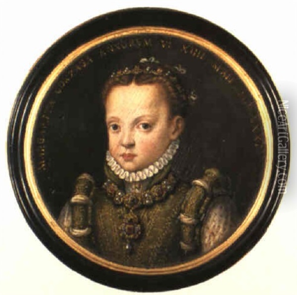 Portrait Of A Lady (margarita Gonzaga?) Oil Painting - Sofonisba Anguissola