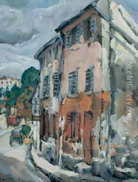 Rue A Gentilly Oil Painting - Jean-Charles Contel