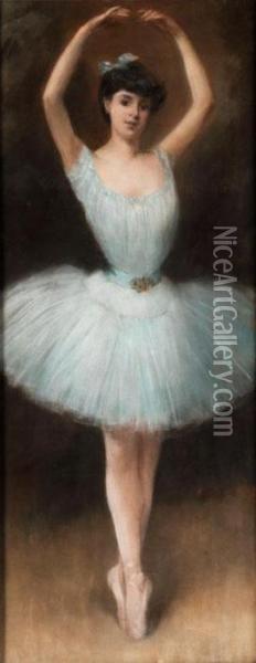 Die Balletttanzerin Oil Painting - Pierre Carrier-Belleuse